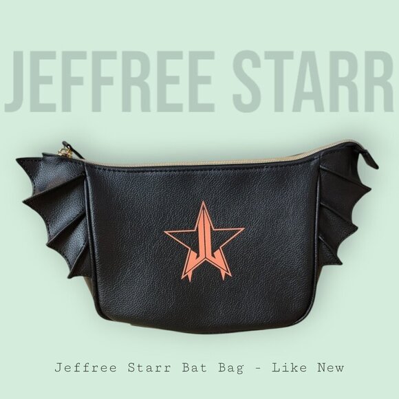Jeffree Starr Bat Bag - Cosmetic Bag - Like New - Picture 1 of 8